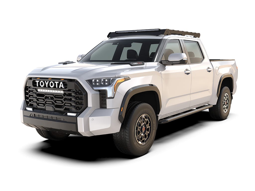 Kit de galerie de toit Slimsport pour Toyota Tundra Crew Cab (2022+) / Prêt pour barre lumineuse – Front Runner KSTT005T