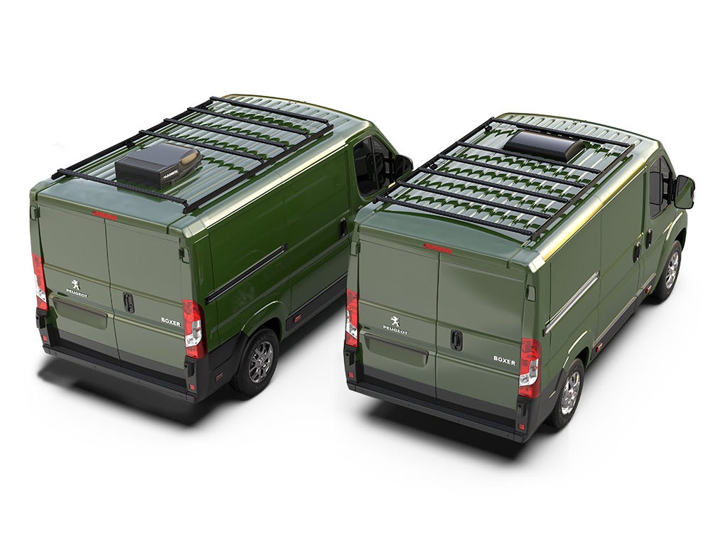 Galerie de toit Front Runner Slimpro – Peugeot Boxer (L1H1/118 /Toit bas) (2014+) – Front Runner KVPB001T – vue 3