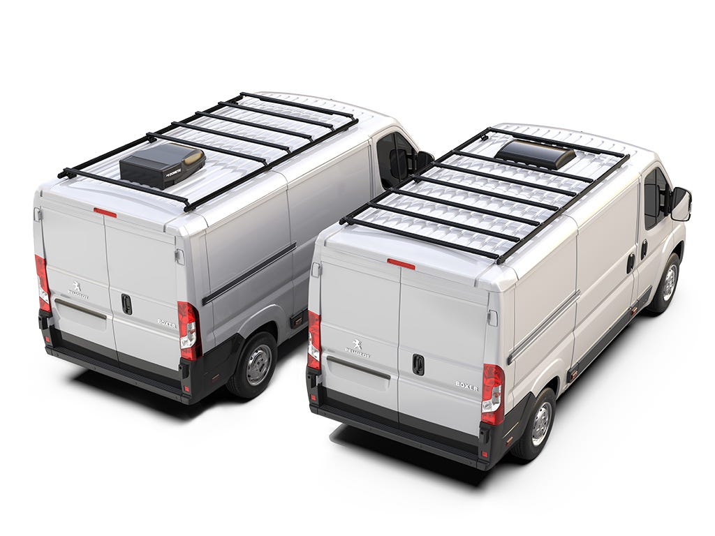 Galerie de toit Front Runner Slimpro – Peugeot Boxer (L2H1/136 / Toit bas) (2014+) – Front Runner KVPB002T – vue 3