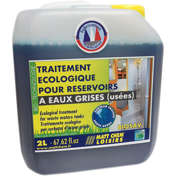 Matt Chem BIOSAV traitement réservoir eaux grises 2 L