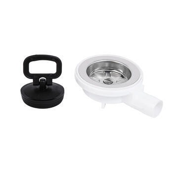 Navy Load 133798 bonde coudée 90° en acier inoxydable avec bouchon
