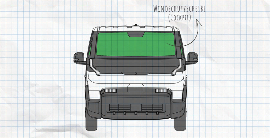 Project Camper Kia PV5 — Project Camper — packs occultants thermiques Kia PV5, image fabricant illustrative