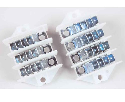 Reimo 81067 – barrette de distribution 6 voies × 5 Faston 6,3 mm