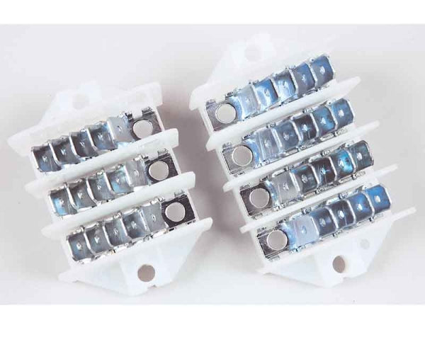 Reimo 810682 – barrette de distribution 12 voies × 4 Faston 6,3 mm