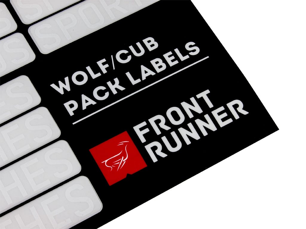Étiquettes d’organisation de camping Wolf/Cub Pack - de Front Runner – Front Runner SBOX026 – vue 4