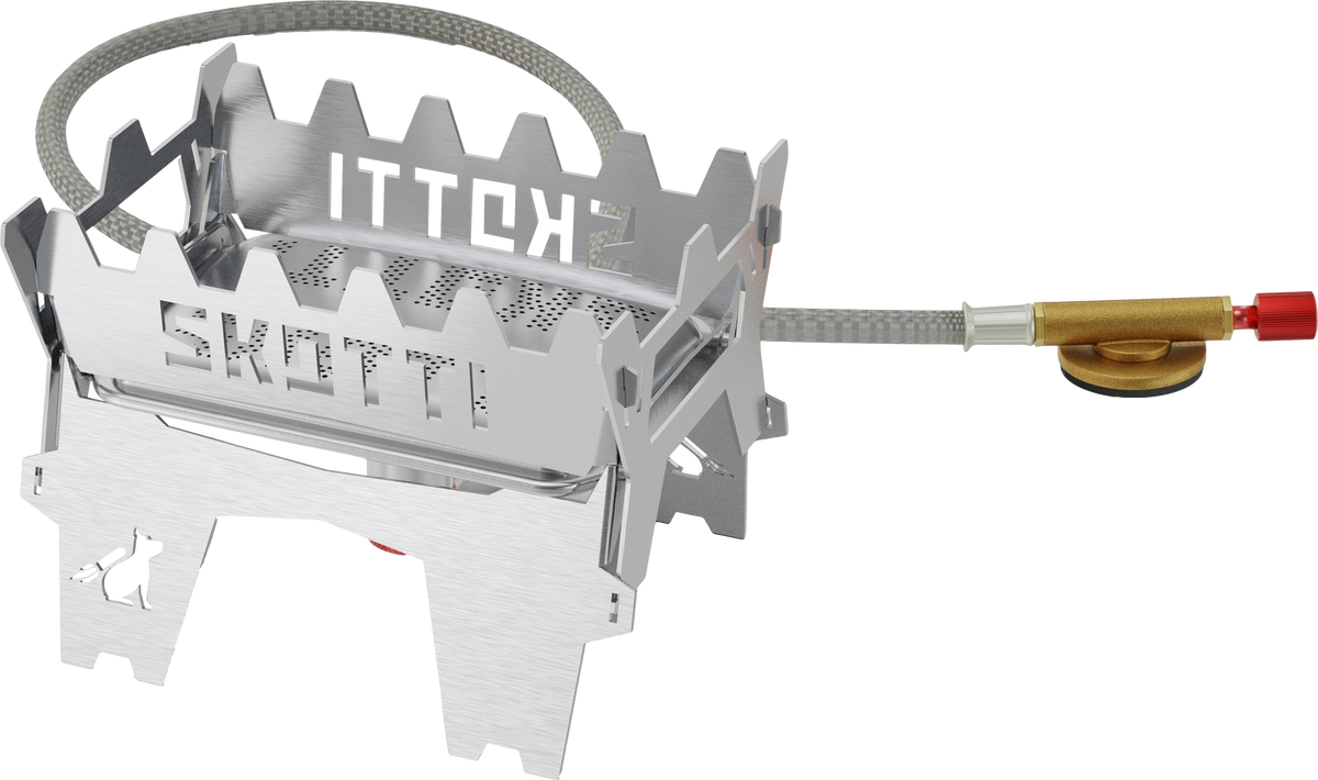 SKOTTI Booster SK181 – réchaud gaz pliable inox 2,1 kW