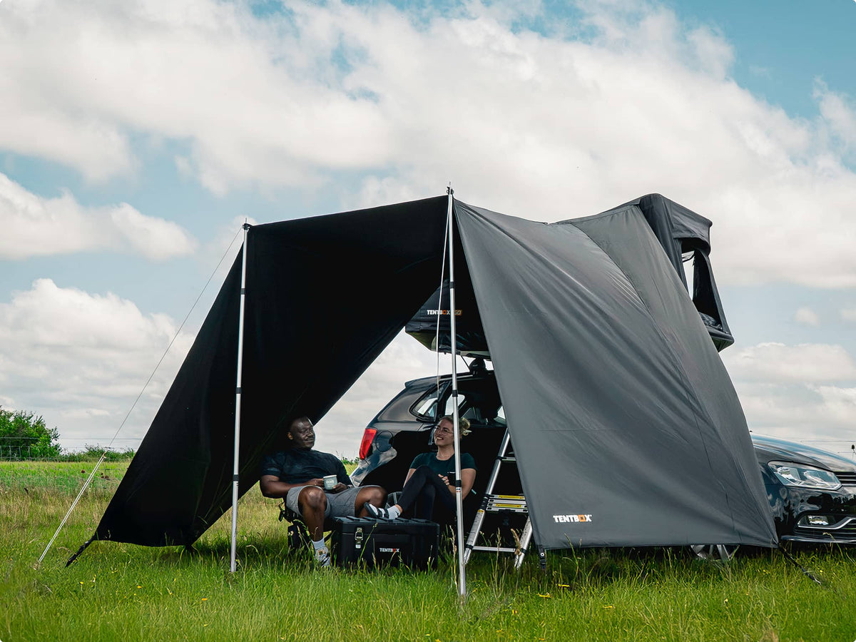 TentBox Auvent Tunnel – installé