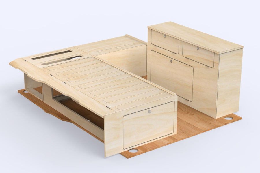 Simple Vans – The Weekender v2 – Berlingo / Partner 3 – Kit complet – photo fabricant 1