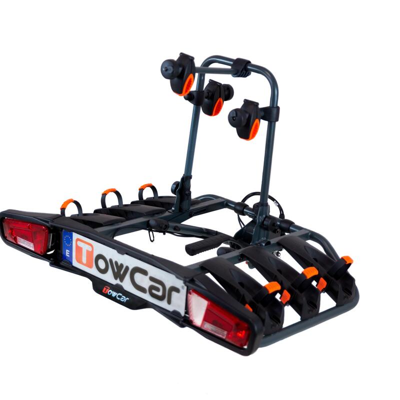 Porte-vélos TowCar TR3 sur attelage pour 3 vélos