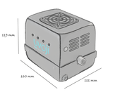 UVOJI OJI-CAMP01 purificateur d'eau UV-C 8 L/min