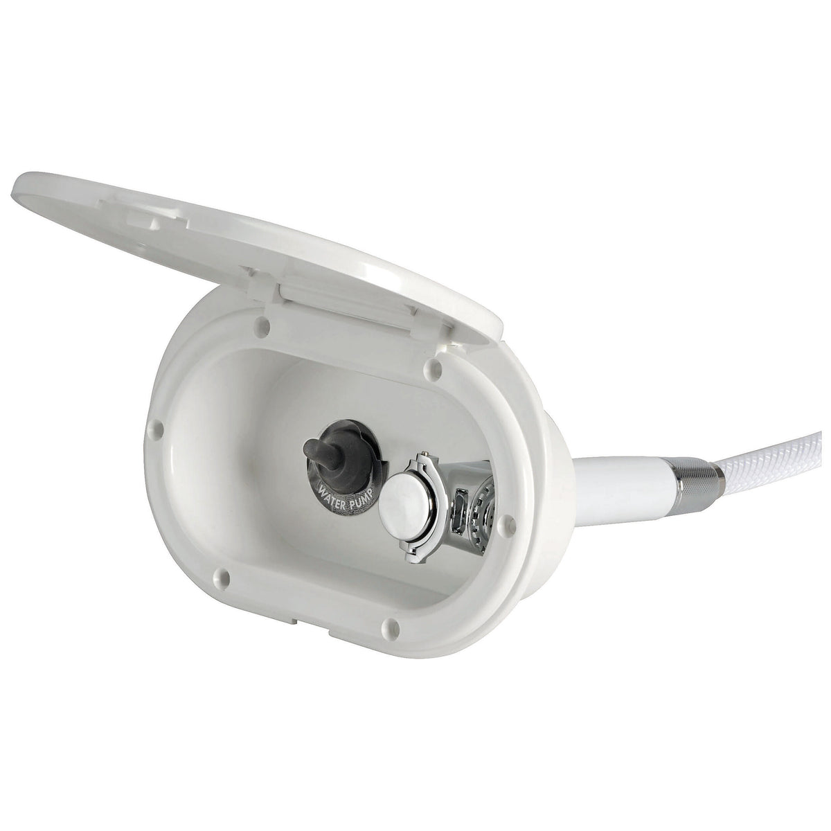 Douchette extérieure RG-212957 avec boîtier et interrupteur 12 V pour pompe immergée