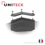 Support de fixation panneaux solaires UNIFIX 1.C – (colle Sika + dégraissant inclus) – Image 2