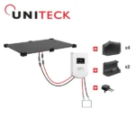 Kit solaire pour véhicules 400W – 12V / 24V – Monocristallin – MPPT