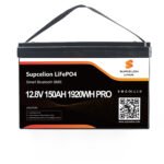 Batterie Lithium LiFePO4 Supcelion PRO 12V 150Ah – Haut courant 200A – Camping-car & Van