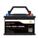 Batterie Lithium LiFePO4 Supcelion 12V 100Ah Compact – BMS Bluetooth – Van & Fourgon