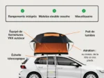 TentBox Lite XL – tente de toit grande capacité pour 3/4 personnes – Image 18